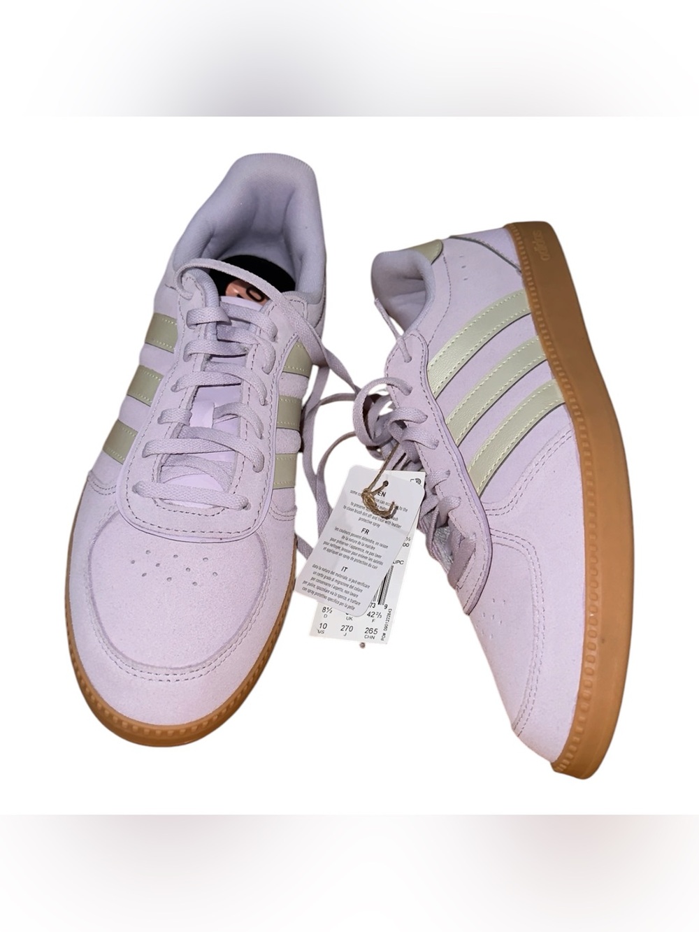 NEW adidas Purple Breaknet Sleek Trainers Low Top SZ-10 - Picture 9 of 11